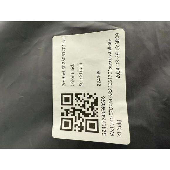 NWT Halara High Waisted Pocket Shirred Straight Leg Work Pant Black Size XL Tall - Picture 5 of 10